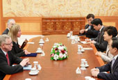 President Park meets with EU foreign affairs representative