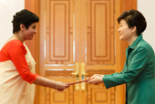 President Park receives credentials from six new ambassadors