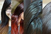 Bubbly trendy hair color