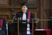 Park pledges to support innovation in young people from S. Korea, France