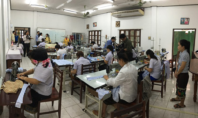 Korean vocational training takes root in Laos