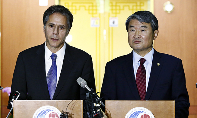 Korea, US vow to cooperate on comprehensive sanctions, pressuring Pyongyang