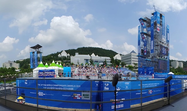 My experience at the World Aquatics Championships in Gwangju