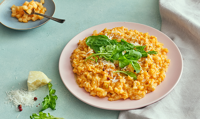 [Creative kimchi creations] 4. Kimchi risotto