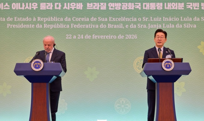 Joint Press Statement by President Lee Jae Myung on the occasion of the Korea-Brazil Summit