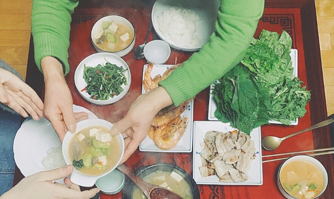 Cooking Korean food at home in Belgium