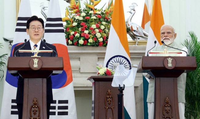 President, Indian PM pledge to double trade as 'optimal partners'
